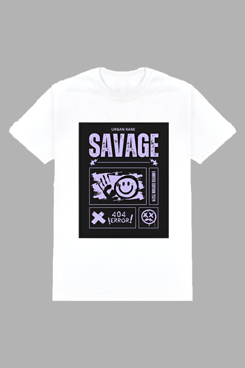 Urban Rare Savage White T-shirt